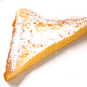 フランスパンのフレンチトースト